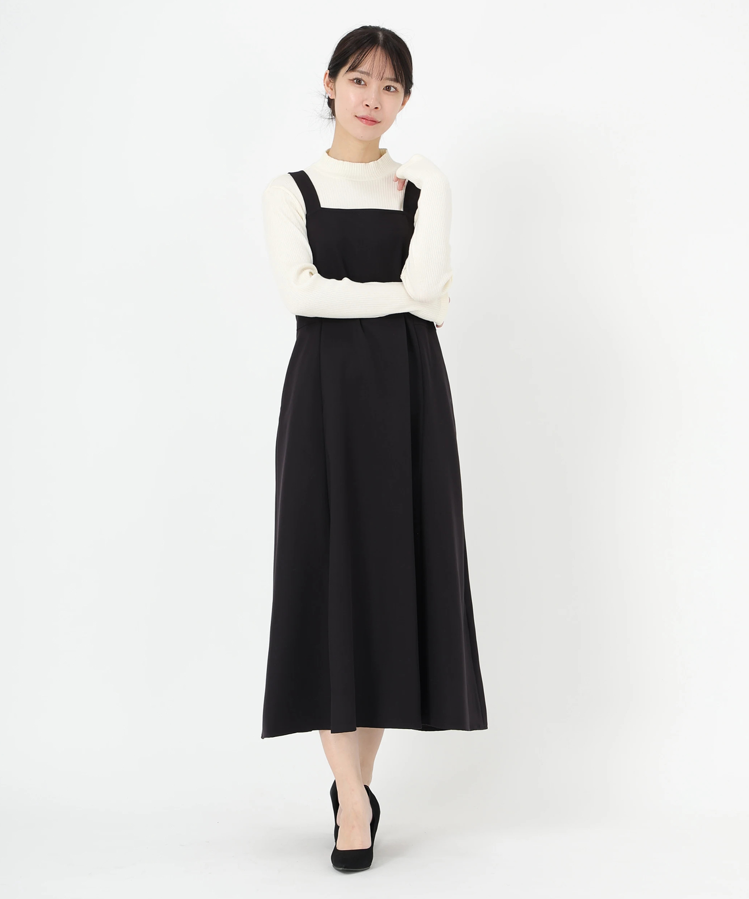 STRAWBERRY FIELDS ストロベリーフィールズ ジャンバースカート STRAWBERRY-FIELDS（ストロベリーフィールズ）｜ジャンパースカート