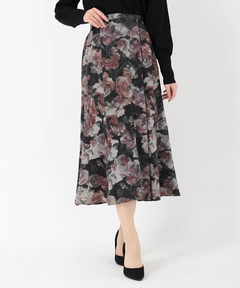 STRAWBERRY-FIELDS(ストロベリーフィールズ) |ナローシルエットプリントスカート