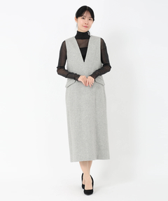 STRAWBERRY-FIELDS(ストロベリーフィールズ) |Ｖネックジャンパースカート