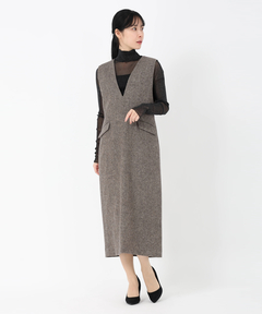 STRAWBERRY-FIELDS(ストロベリーフィールズ) |Ｖネックジャンパースカート