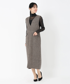 STRAWBERRY-FIELDS(ストロベリーフィールズ) |Ｖネックジャンパースカート