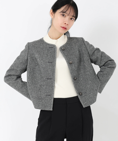 STRAWBERRY-FIELDS(ストロベリーフィールズ) |コンパクトツイードジャケット