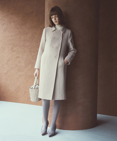 ストロベリーフィールズ　MANTECO ビーバー　ファー付きコート STRAWBERRY-FIELDS（ストロベリーフィールズ）の「ライト