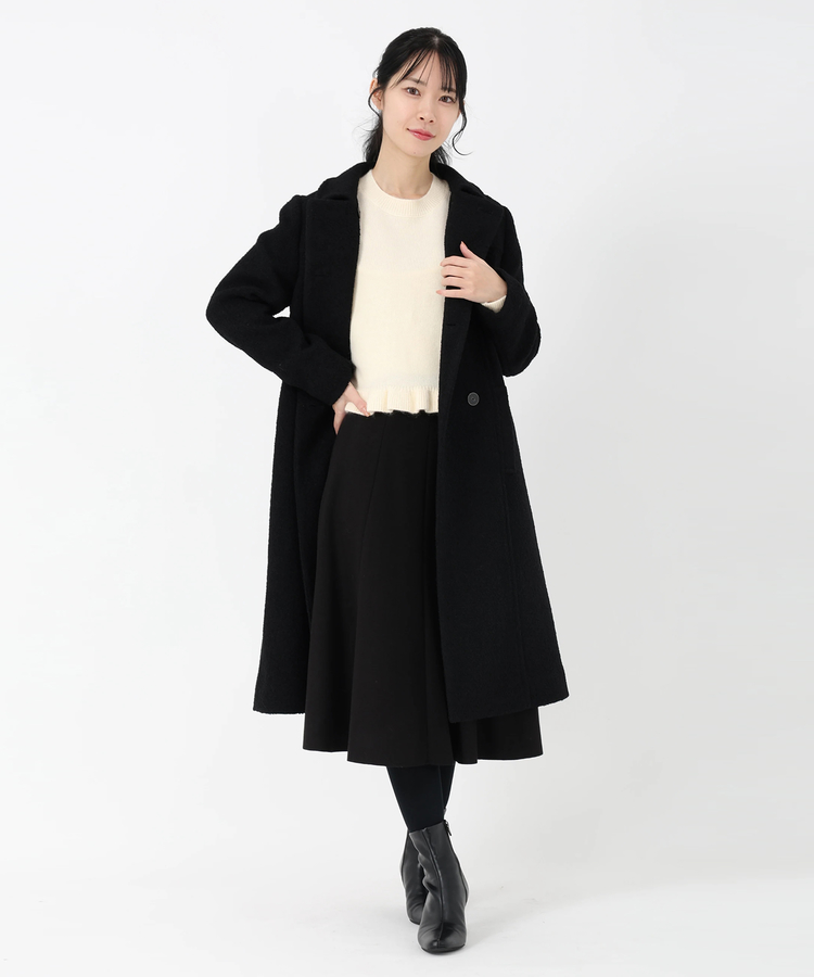 STRAWBERRY-FIELDS（ストロベリーフィールズ）｜ダブル釦ロングコート
