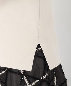 STRAWBERRY-FIELDS(ストロベリーフィールズ) |袖口フェイクファーニット