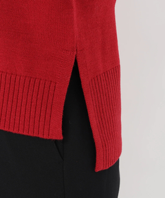 STRAWBERRY-FIELDS(ストロベリーフィールズ) |スカラップＶネックニット