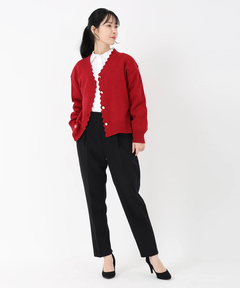 STRAWBERRY-FIELDS(ストロベリーフィールズ) |スカラップＶネックニット