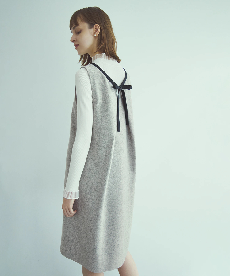 STRAWBERRY-FIELDS(ストロベリーフィールズ) |シアーフリルリブニット