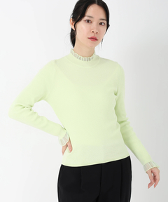 STRAWBERRY-FIELDS(ストロベリーフィールズ) |シアーフリルリブニット