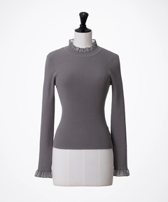 STRAWBERRY-FIELDS(ストロベリーフィールズ) |シアーフリルリブニット