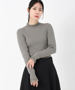 STRAWBERRY-FIELDS(ストロベリーフィールズ) |シアーフリルリブニット