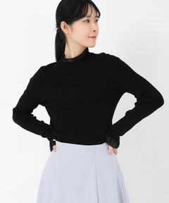 STRAWBERRY-FIELDS(ストロベリーフィールズ) |シアーフリルリブニット