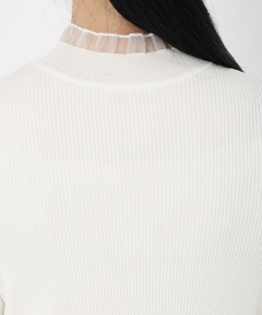 STRAWBERRY-FIELDS(ストロベリーフィールズ) |シアーフリルリブニット