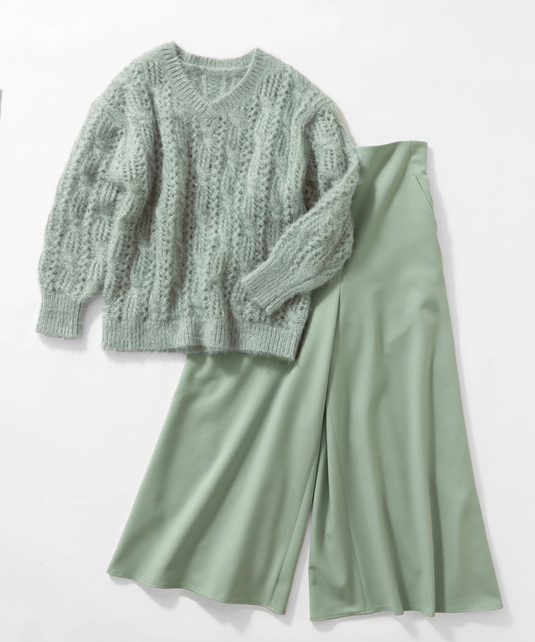 STRAWBERRY-FIELDS(ストロベリーフィールズ) |ソフトフレアーパンツ