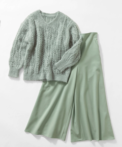 STRAWBERRY-FIELDS(ストロベリーフィールズ) |ソフトフレアーパンツ