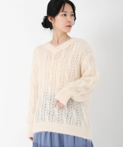 STRAWBERRY-FIELDS(ストロベリーフィールズ) |レース編みシャギーニット