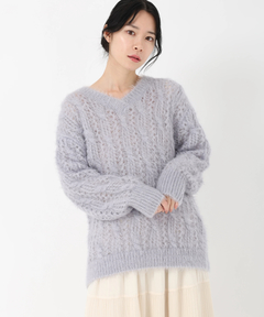 STRAWBERRY-FIELDS(ストロベリーフィールズ) |レース編みシャギーニット