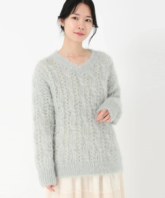 STRAWBERRY-FIELDS(ストロベリーフィールズ) |レース編みシャギーニット