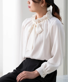 STRAWBERRY-FIELDS(ストロベリーフィールズ) |フリルリボンブラウス