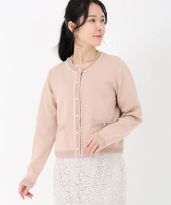 STRAWBERRY-FIELDS(ストロベリーフィールズ) |パールトリミングジャケット