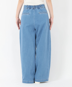 STRAWBERRY-FIELDS(ストロベリーフィールズ) |デニムタックパンツ