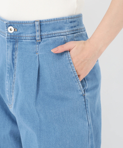 STRAWBERRY-FIELDS(ストロベリーフィールズ) |デニムタックパンツ