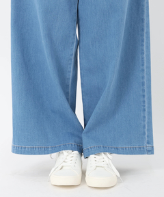 STRAWBERRY-FIELDS(ストロベリーフィールズ) |デニムタックパンツ