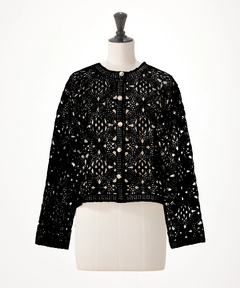 STRAWBERRY-FIELDS(ストロベリーフィールズ) |クロッシェライクレースジャケット