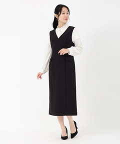 STRAWBERRY-FIELDS(ストロベリーフィールズ) |Ｖネックジャンパースカート