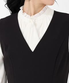 STRAWBERRY-FIELDS(ストロベリーフィールズ) |Ｖネックジャンパースカート