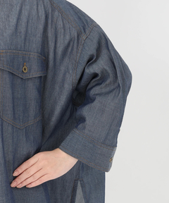 STRAWBERRY-FIELDS(ストロベリーフィールズ) |シアーデニムオーバーシャツ