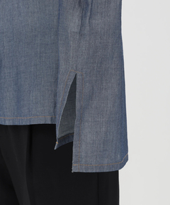 STRAWBERRY-FIELDS(ストロベリーフィールズ) |シアーデニムオーバーシャツ