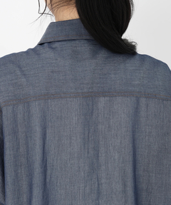 STRAWBERRY-FIELDS(ストロベリーフィールズ) |シアーデニムオーバーシャツ