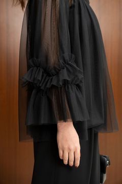 STRAWBERRY-FIELDS(ストロベリーフィールズ) |チュールトップスパンツセットアップ