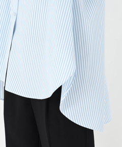 STRAWBERRY-FIELDS(ストロベリーフィールズ) |ストライプミックスアップリケシャツ