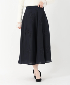 STRAWBERRY-FIELDS(ストロベリーフィールズ) |アップリケシアーフレアースカート