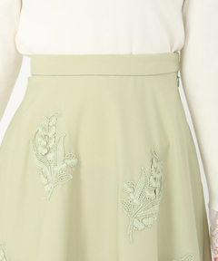 STRAWBERRY-FIELDS(ストロベリーフィールズ) |アップリケシアーフレアースカート