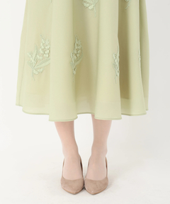 STRAWBERRY-FIELDS(ストロベリーフィールズ) |アップリケシアーフレアースカート