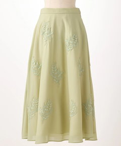 STRAWBERRY-FIELDS(ストロベリーフィールズ) |アップリケシアーフレアースカート