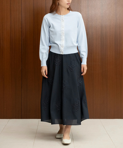 STRAWBERRY-FIELDS(ストロベリーフィールズ) |アップリケシアーフレアースカート