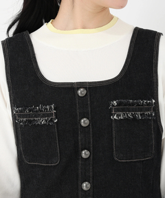 STRAWBERRY-FIELDS(ストロベリーフィールズ) |デニムジャンパースカート