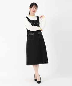 STRAWBERRY-FIELDS(ストロベリーフィールズ) |デニムジャンパースカート