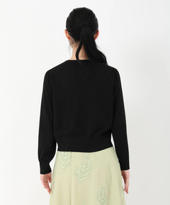 STRAWBERRY-FIELDS(ストロベリーフィールズ) |花モチーフニットカーディガン