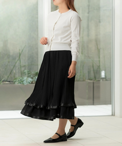 STRAWBERRY-FIELDS(ストロベリーフィールズ) |花モチーフニットカーディガン