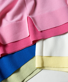 STRAWBERRY-FIELDS(ストロベリーフィールズ) |レイヤード風バイカラーニット