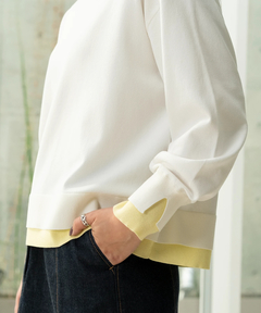 STRAWBERRY-FIELDS(ストロベリーフィールズ) |レイヤード風バイカラーニット