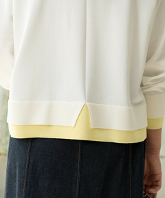 STRAWBERRY-FIELDS(ストロベリーフィールズ) |レイヤード風バイカラーニット