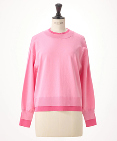 STRAWBERRY-FIELDS(ストロベリーフィールズ) |レイヤード風バイカラーニット