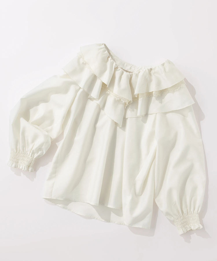 STRAWBERRY-FIELDS(ストロベリーフィールズ) |フリルカラーブラウス
