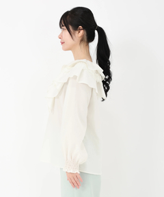 STRAWBERRY-FIELDS(ストロベリーフィールズ) |フリルカラーブラウス